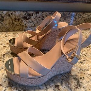 Jimmy Choo Nude Wedges